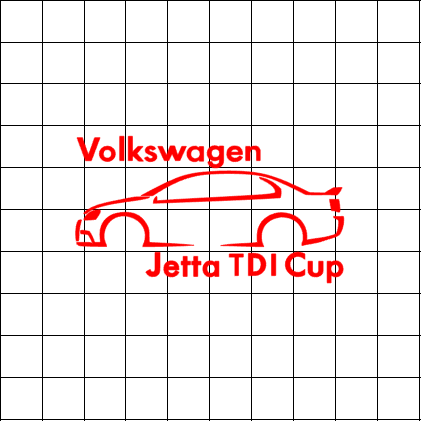 Volkswagen Jetta TDI Sticker