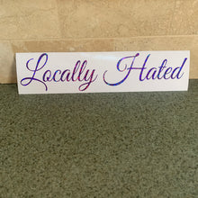 Fast Lane Graphix: Locally Hated V1 Sticker,Purple Sequin, stickers, decals, vinyl, custom, car, love, automotive, cheap, cool, Graphics, decal, nice