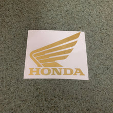 Fast Lane Graphix: Honda Wing Logo Sticker,Gold Chrome, stickers, decals, vinyl, custom, car, love, automotive, cheap, cool, Graphics, decal, nice