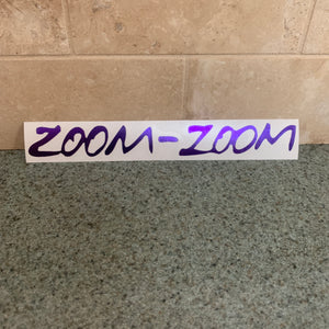 Fast Lane Graphix: Zoom Zoom Mazda V2 Sticker,Purple Chrome, stickers, decals, vinyl, custom, car, love, automotive, cheap, cool, Graphics, decal, nice