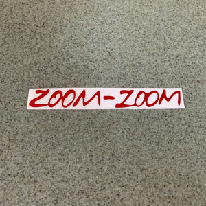 Fast Lane Graphix: Zoom Zoom Mazda V2 Sticker,Red Chrome, stickers, decals, vinyl, custom, car, love, automotive, cheap, cool, Graphics, decal, nice