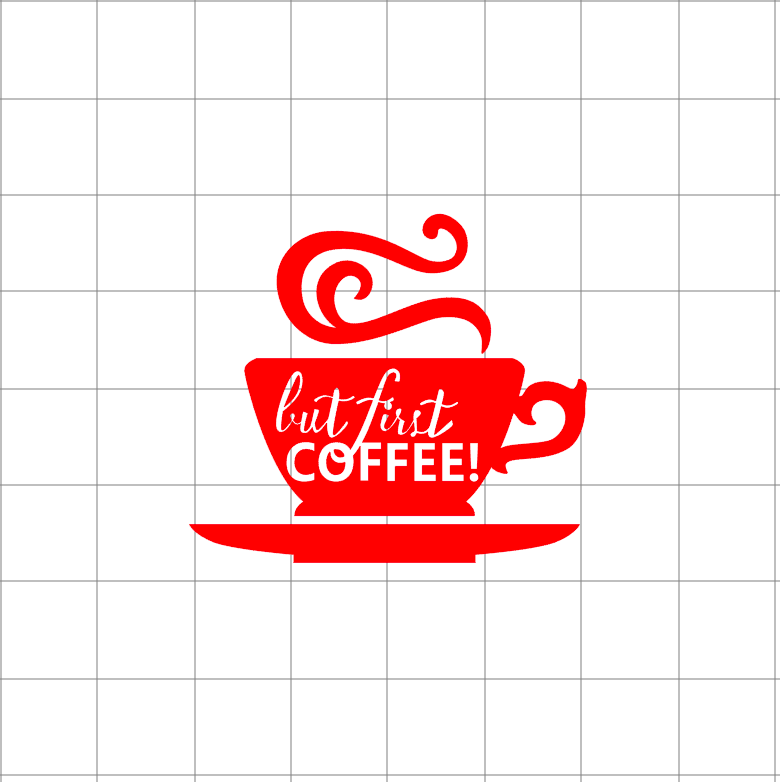 Fast Lane Graphix: But First Coffee V3 Sticker,White, stickers, decals, vinyl, custom, car, love, automotive, cheap, cool, Graphics, decal, nice