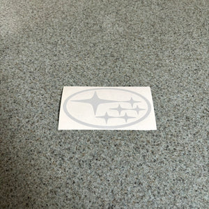 Fast Lane Graphix: Subaru Emblem Sticker,Light Grey, stickers, decals, vinyl, custom, car, love, automotive, cheap, cool, Graphics, decal, nice