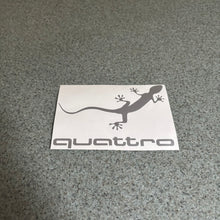 Audi Quattro Gecko Sticker