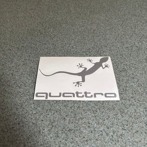 Audi Quattro Gecko Sticker