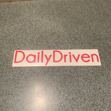 Fast Lane Graphix: Daily Driven V2 Sticker,Matte Red, stickers, decals, vinyl, custom, car, love, automotive, cheap, cool, Graphics, decal, nice
