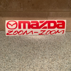 Fast Lane Graphix: Mazda Zoom Zoom Sticker,Red, stickers, decals, vinyl, custom, car, love, automotive, cheap, cool, Graphics, decal, nice