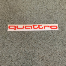 Fast Lane Graphix: Audi Quattro Sticker,Light Red, stickers, decals, vinyl, custom, car, love, automotive, cheap, cool, Graphics, decal, nice