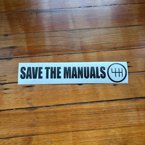 Fast Lane Graphix: Save The Manuals Stickers,Matte Black, stickers, decals, vinyl, custom, car, love, automotive, cheap, cool, Graphics, decal, nice