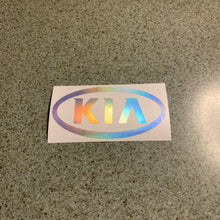 Fast Lane Graphix: Kia Logo Sticker,Holographic Silver Chrome, stickers, decals, vinyl, custom, car, love, automotive, cheap, cool, Graphics, decal, nice