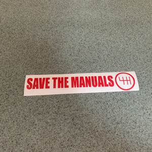 Fast Lane Graphix: Save The Manuals Stickers,Red, stickers, decals, vinyl, custom, car, love, automotive, cheap, cool, Graphics, decal, nice