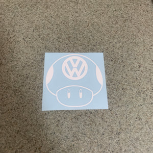 Fast Lane Graphix: VW Mushroom Sticker,White, stickers, decals, vinyl, custom, car, love, automotive, cheap, cool, Graphics, decal, nice