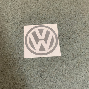 Fast Lane Graphix: Volkswagen Logo V1 Sticker,Silver, stickers, decals, vinyl, custom, car, love, automotive, cheap, cool, Graphics, decal, nice