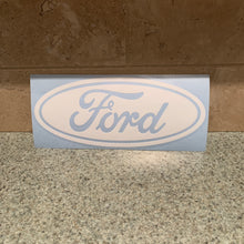 Fast Lane Graphix: Ford Logo Sticker,White, stickers, decals, vinyl, custom, car, love, automotive, cheap, cool, Graphics, decal, nice