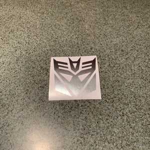 Fast Lane Graphix: Transformers Decepticon Sticker,Silver Chrome, stickers, decals, vinyl, custom, car, love, automotive, cheap, cool, Graphics, decal, nice