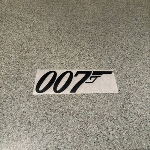 Fast Lane Graphix: James Bond 007 Sticker,Black, stickers, decals, vinyl, custom, car, love, automotive, cheap, cool, Graphics, decal, nice