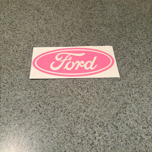 Fast Lane Graphix: Ford Logo Sticker,Soft Pink, stickers, decals, vinyl, custom, car, love, automotive, cheap, cool, Graphics, decal, nice