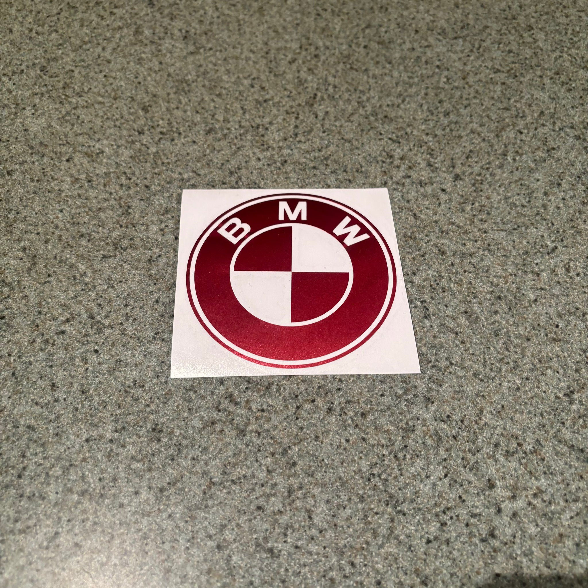 BMW Automobile Logo Vinyl Decal Sticker Laminated - 9.75