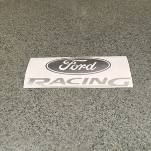 Fast Lane Graphix: Ford Racing Sticker,Silver Chrome, stickers, decals, vinyl, custom, car, love, automotive, cheap, cool, Graphics, decal, nice