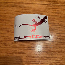 Audi Quattro Gecko Sticker