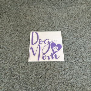 Fast Lane Graphix: Dog Mom V2 Sticker,Lavender, stickers, decals, vinyl, custom, car, love, automotive, cheap, cool, Graphics, decal, nice