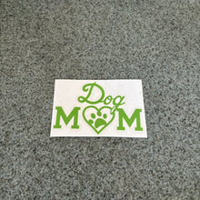 Fast Lane Graphix: Dog Mom V3 Sticker,Lime Green, stickers, decals, vinyl, custom, car, love, automotive, cheap, cool, Graphics, decal, nice