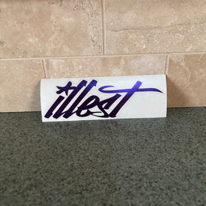 Fast Lane Graphix: Illest V1 Sticker,Purple Chrome, stickers, decals, vinyl, custom, car, love, automotive, cheap, cool, Graphics, decal, nice