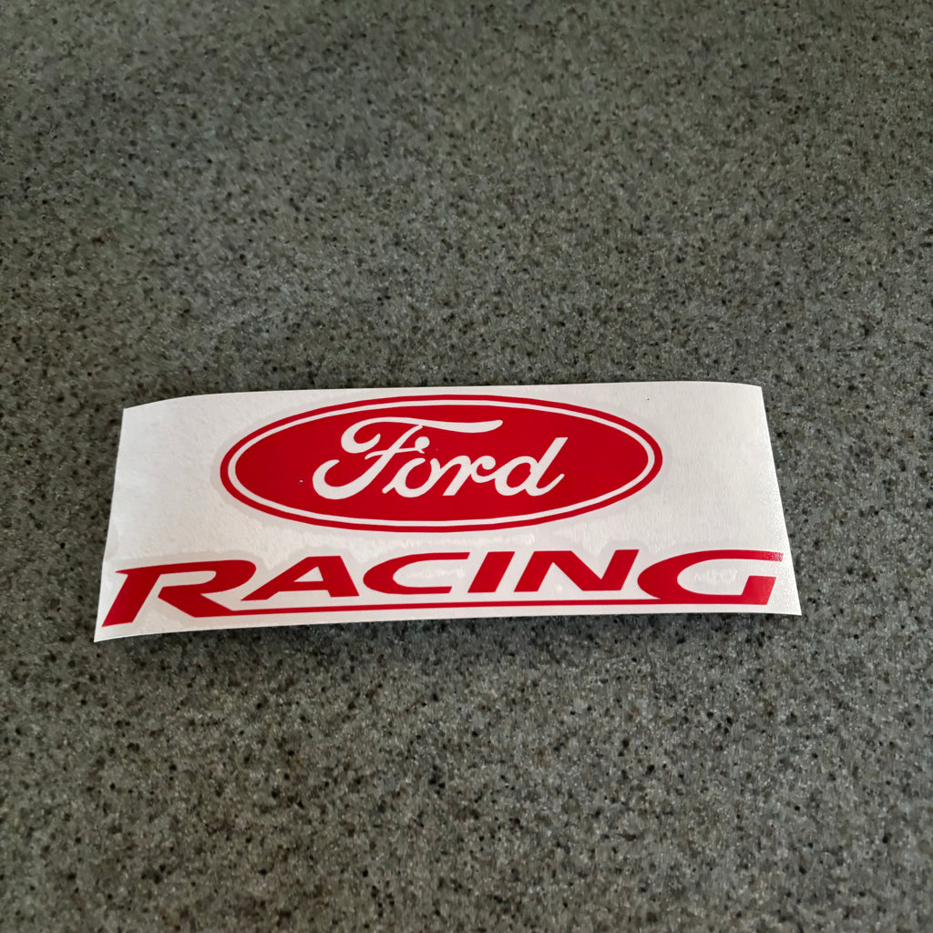 Ford Racing Label Ford Racing Sticker