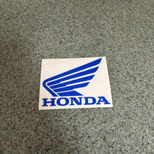 Fast Lane Graphix: Honda Wing Logo Sticker,Blue Chrome, stickers, decals, vinyl, custom, car, love, automotive, cheap, cool, Graphics, decal, nice