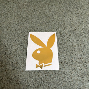 Fast Lane Graphix: Playboy Bunny Sticker,Gold Chrome, stickers, decals, vinyl, custom, car, love, automotive, cheap, cool, Graphics, decal, nice