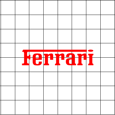 Ferrari Sticker
