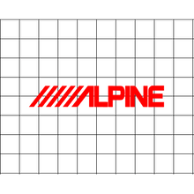 Fast Lane Graphix: Alpine Sticker,White, stickers, decals, vinyl, custom, car, love, automotive, cheap, cool, Graphics, decal, nice