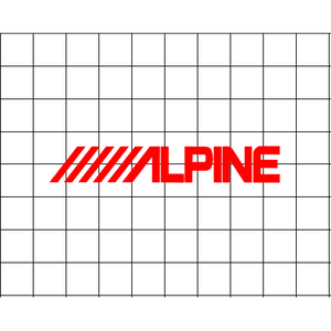 Fast Lane Graphix: Alpine Sticker,White, stickers, decals, vinyl, custom, car, love, automotive, cheap, cool, Graphics, decal, nice