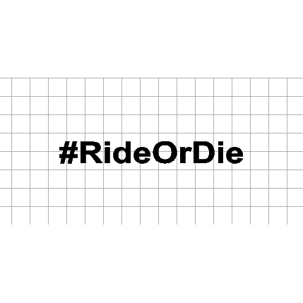 Fast Lane Graphix: #RideOrDie Sticker,White, stickers, decals, vinyl, custom, car, love, automotive, cheap, cool, Graphics, decal, nice