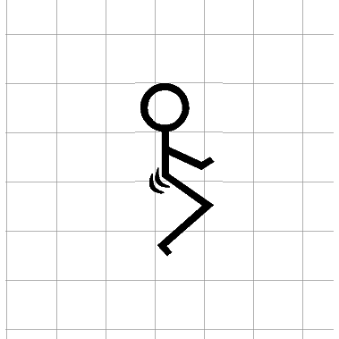 F It Stick Figure Sticker