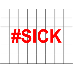 Sick Sticker