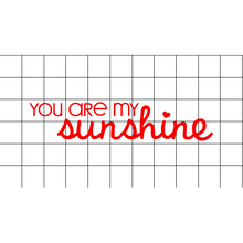 Fast Lane Graphix: You Are My Sunshine Sticker,White, stickers, decals, vinyl, custom, car, love, automotive, cheap, cool, Graphics, decal, nice
