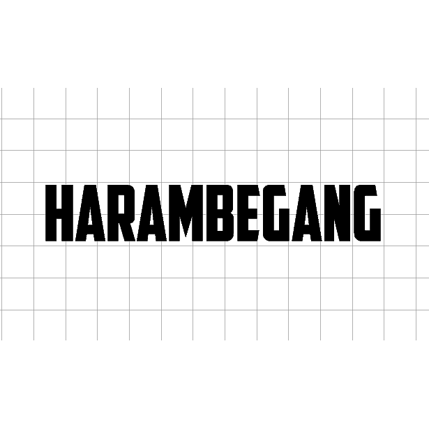 Fast Lane Graphix: Harambe Gang Sticker,White, stickers, decals, vinyl, custom, car, love, automotive, cheap, cool, Graphics, decal, nice