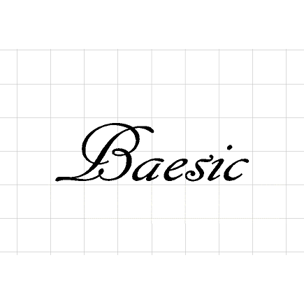 Fast Lane Graphix: Baesic V1 Sticker,White, stickers, decals, vinyl, custom, car, love, automotive, cheap, cool, Graphics, decal, nice