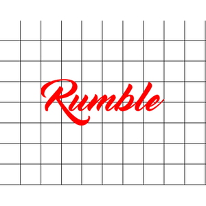 Fast Lane Graphix: Rumble Sticker,White, stickers, decals, vinyl, custom, car, love, automotive, cheap, cool, Graphics, decal, nice