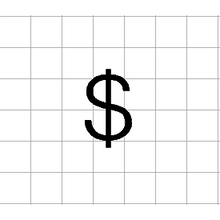 Fast Lane Graphix: Money Symbol Sticker,White, stickers, decals, vinyl, custom, car, love, automotive, cheap, cool, Graphics, decal, nice