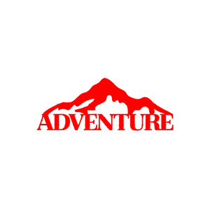 Fast Lane Graphix: Adventure Mountain Sticker,White, stickers, decals, vinyl, custom, car, love, automotive, cheap, cool, Graphics, decal, nice