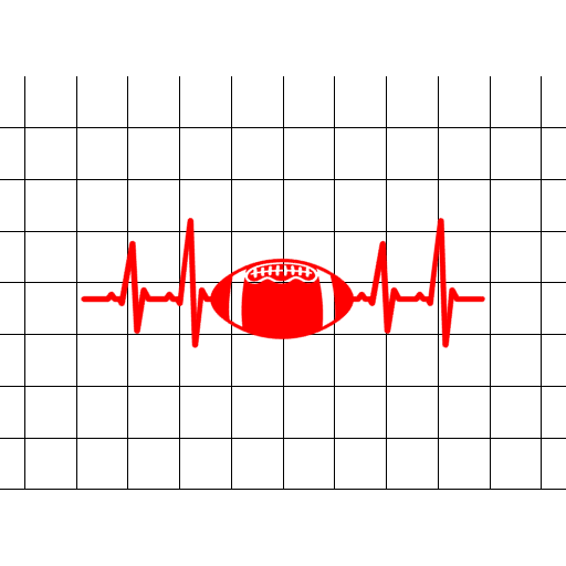 Fast Lane Graphix: Football Heartbeat V1 Sticker,White, stickers, decals, vinyl, custom, car, love, automotive, cheap, cool, Graphics, decal, nice