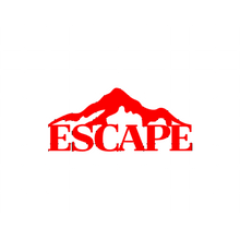 Fast Lane Graphix: Escape Mountain Sticker,White, stickers, decals, vinyl, custom, car, love, automotive, cheap, cool, Graphics, decal, nice