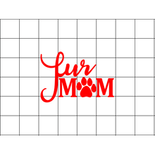 Fast Lane Graphix: Fur Mom Sticker,Matte White, stickers, decals, vinyl, custom, car, love, automotive, cheap, cool, Graphics, decal, nice