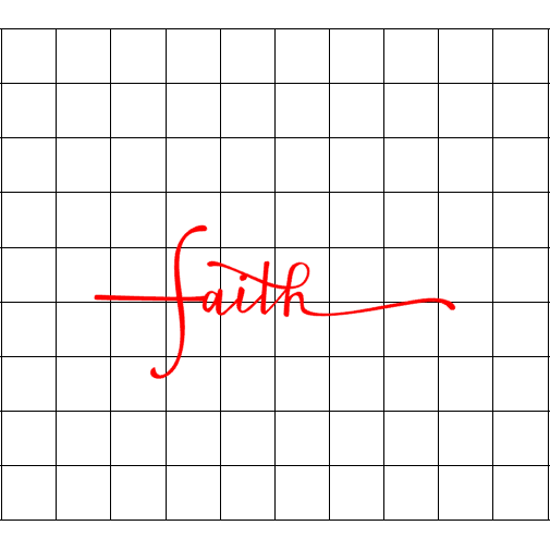 Fast Lane Graphix: Faith V2 Sticker,White, stickers, decals, vinyl, custom, car, love, automotive, cheap, cool, Graphics, decal, nice
