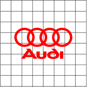 Fast Lane Graphix: Audi Logo Sticker,Matte White, stickers, decals, vinyl, custom, car, love, automotive, cheap, cool, Graphics, decal, nice