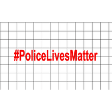 Fast Lane Graphix: #PoliceLivesMatter Sticker,Matte White, stickers, decals, vinyl, custom, car, love, automotive, cheap, cool, Graphics, decal, nice