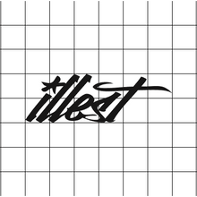 Fast Lane Graphix: Illest V1 Sticker,Matte White, stickers, decals, vinyl, custom, car, love, automotive, cheap, cool, Graphics, decal, nice