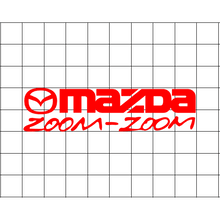 Fast Lane Graphix: Mazda Zoom Zoom Sticker,Matte White, stickers, decals, vinyl, custom, car, love, automotive, cheap, cool, Graphics, decal, nice